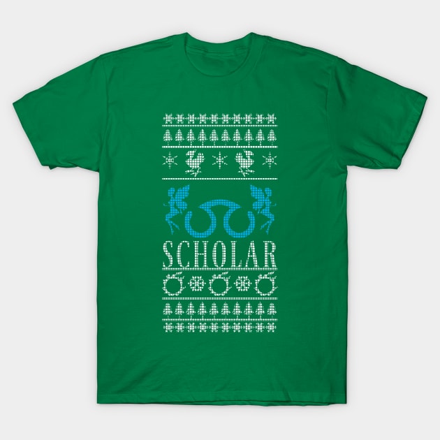 Final Fantasy XIV Scholar Ugly Christmas Sweater T-Shirt by TionneDawnstar